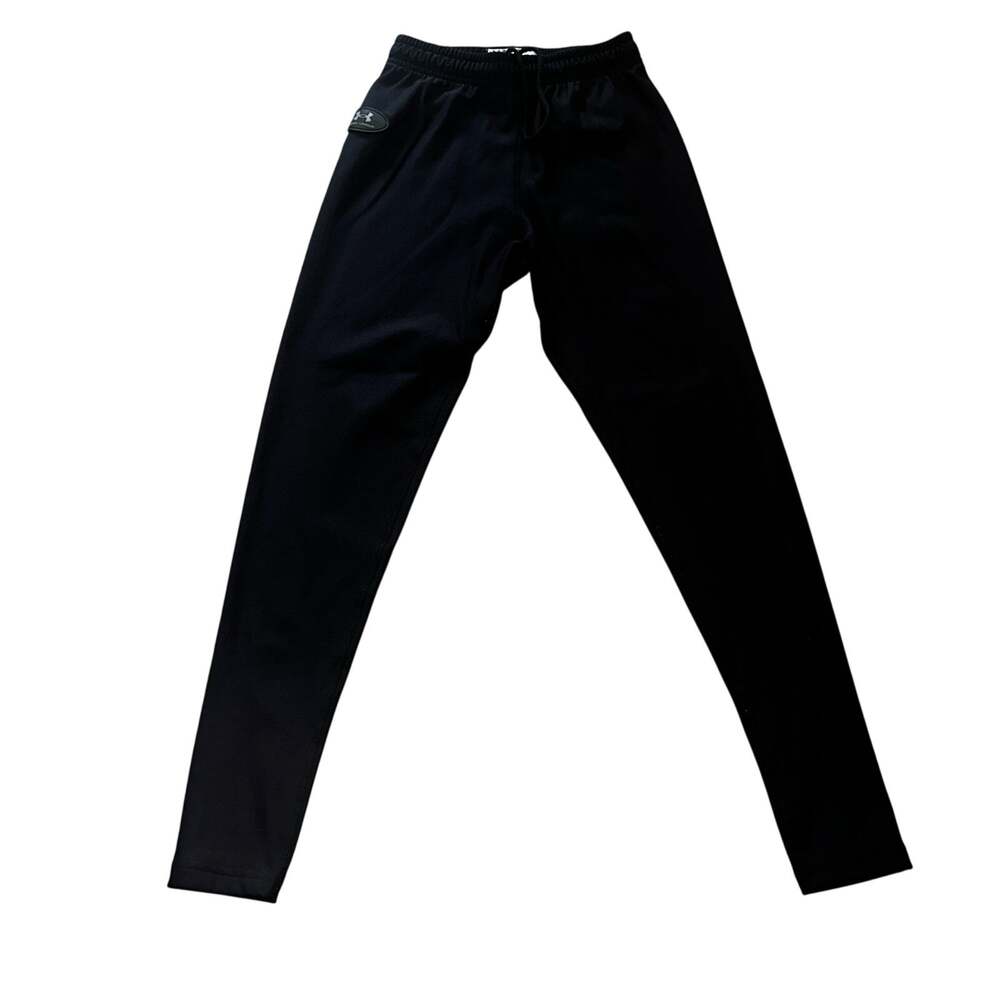 UNDER ARMOUR KIDS SIZE MEDIUM PERFORMANCE BLACK PANTS